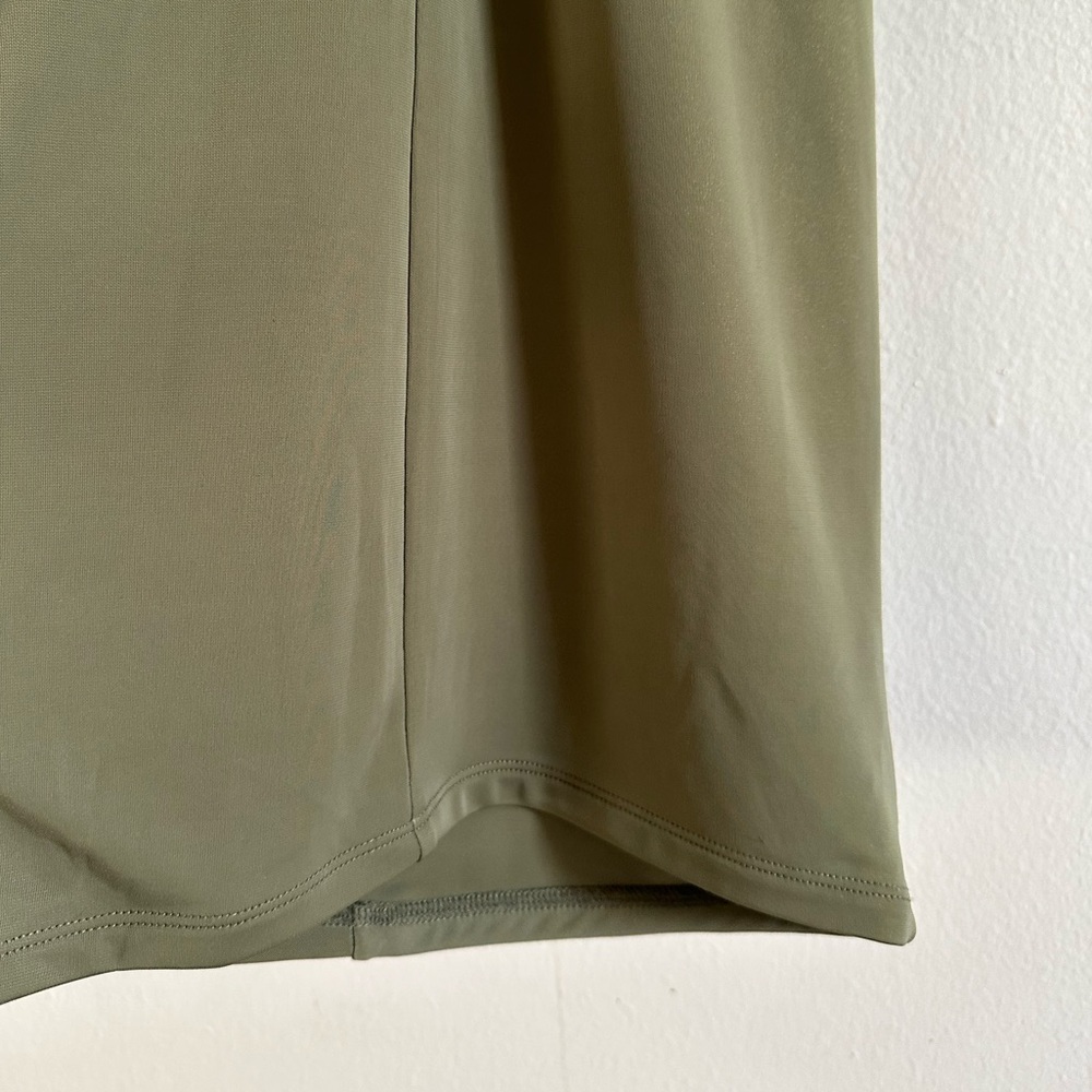 INC Olive Green Stretch Material Bodycon Dress - Picture 5 of 7
